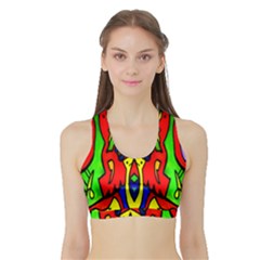 Knowledge Women s Sports Bra With Border