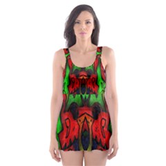 Faces Skater Dress Swimsuit by MRTACPANS