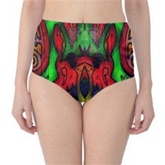 Face Two High-waist Bikini Bottoms