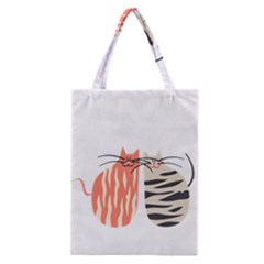 Two Lovely Cats   Classic Tote Bag by TastefulDesigns