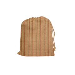 Elegant Striped Linen Texture Drawstring Pouches (medium) 