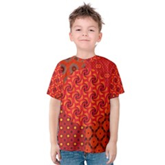 Throwback African Collage Print Kid s Cotton Tee