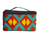 Blue rhombus pattern                Cosmetic Storage Case View1