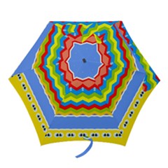 Colorful Chevrons And Waves                 Umbrella