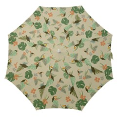 Tropical Garden Pattern Straight Umbrellas