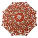 Vivid Floral Collage Straight Umbrellas View1