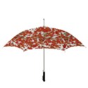 Vivid Floral Collage Straight Umbrellas View3