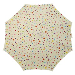 Colorful Dots Pattern Straight Umbrellas