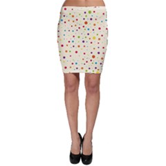 Colorful Dots Pattern Bodycon Skirts