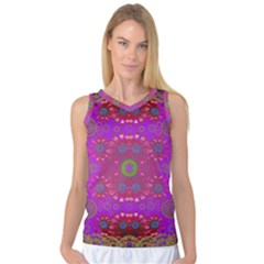 Steam Punk And Fauna In A Global Gathering Women s Basketball Tank Top