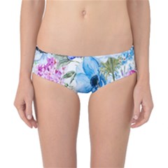 Watercolor Spring Flowers Classic Bikini Bottoms