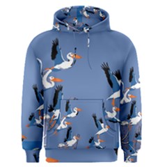 Abstract Pelicans Seascape Tropical Pop Art Men s Pullover Hoodie