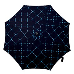 Seamless Geometric Blue Dots Pattern  Hook Handle Umbrellas (small)