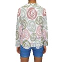  Retro Elegant Floral Pattern Kid s Long Sleeve Swimwear View2