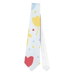 Seamless Colorful Flowers Pattern Neckties (one Side) 