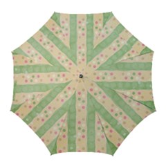 Seamless Colorful Dotted Pattern Golf Umbrellas