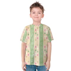 Seamless Colorful Dotted Pattern Kid s Cotton Tee