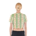 Seamless Colorful Dotted Pattern Cotton Crop Top View2