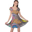 Rainbow Passion Cap Sleeve Dresses View1