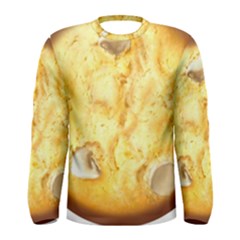 White Chocolate Chip Lemon Cookie Novelty Men s Long Sleeve Tee by WaltCurleeArt