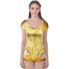 White Chocolate Chip Lemon Cookie Novelty Boyleg Leotard (ladies) by WaltCurleeArt