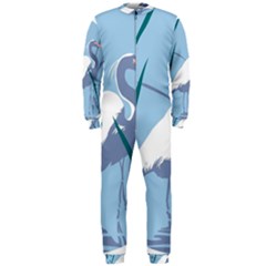 Egret Onepiece Jumpsuit (men)  by WaltCurleeArt