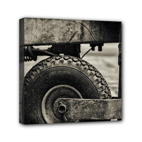 The Miserable Wheel Mini Canvas 6  X 6  by TastefulDesigns