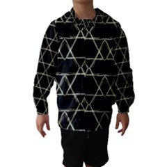 Star Of David   Hooded Wind Breaker (kids) by SugaPlumsEmporium