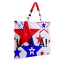 The Patriot Usa Zipper Large Tote Bag View2