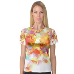 Hawaiian Flair Women s V-neck Sport Mesh Tee