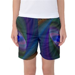 Eye Of The Galactic Storm Women s Basketball Shorts