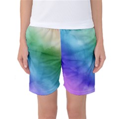 Rainbow Watercolor Women s Basketball Shorts by StuffOrSomething