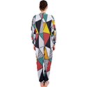 Colorful Geometric Triangles Pattern  OnePiece Jumpsuit (Ladies)  View2