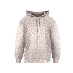 Hand Drawn Seamless Floral Ornamental Background Kids  Zipper Hoodie by TastefulDesigns