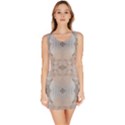 Romantic Pattern from Sea Shells Summer, Festive Wedding Bridal Sleeveless Bodycon Dress View1