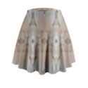 Romantic Pattern from Sea Shells Summer, Festive Wedding Bridal Mini Flare Skirt View2