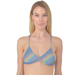 Colorful Natural Rainbow Reversible Tri Bikini Top by yoursparklingshop