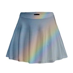 Colorful Natural Rainbow Mini Flare Skirt by yoursparklingshop