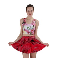 Red Love Roses Mini Skirt by yoursparklingshop