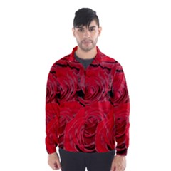 Red Love Roses Wind Breaker (men) by yoursparklingshop