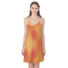 Sunny Happy Orange Dots Camis Nightgown by yoursparklingshop