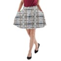 Geometric Diamonds A-Line Pocket Skirt View1