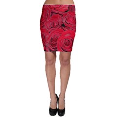 Red Roses Love Bodycon Skirts by yoursparklingshop