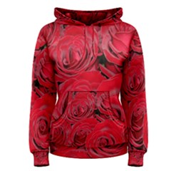 Red Roses Love Women s Pullover Hoodie by yoursparklingshop