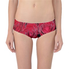 Red Roses Love Classic Bikini Bottoms by yoursparklingshop