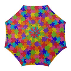 Funny Colorful Jigsaw Puzzle Golf Umbrellas