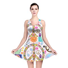 Peace Collage Reversible Skater Dress by StuffOrSomething