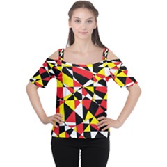 Shattered Life With Rays Of Hope Women s Cutout Shoulder Tee