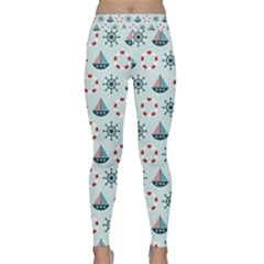 Nautical Elements Pattern Yoga Leggings by TastefulDesigns