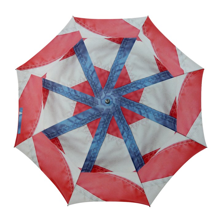 Folded American Flag Golf Umbrellas